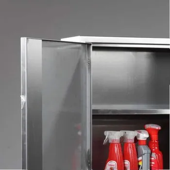 Přídavná police z ušlechtilé oceli, š x h: 1000 x 500 mm