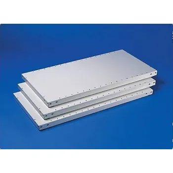 Dílenský regál Přídavná police CLIP 1000 x 300 mm, pozinkovaná, nosnost 150 kg, se 4 háčky