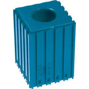 Skříňka na nářadí Plastový box pro nástroj s válcovou stopkou - D20, modul 5x5, 1 dutina (20x50 mm), barva modrá.