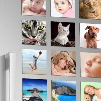 Dekorativní magnet Magnetky na ledničku 10×10 cm, magnety z fotografií 1 