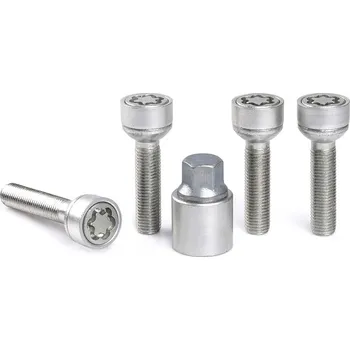 Autodoplněk Pojistné bezpečnostní šrouby M12x1,5x45 kulová R13, klíč 17, SICUSTAR VN245R13