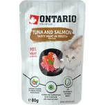 Ontario Cat Tuna/Salmon in Broth 80 g