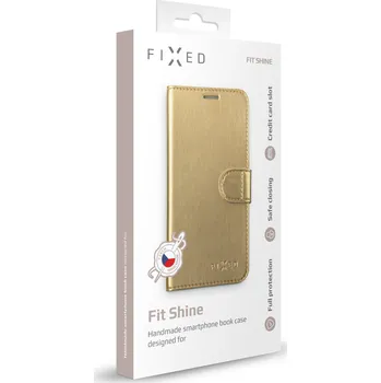 Pouzdro na mobilní telefon Fixed Fit Shine pro Apple iPhone 11 Pro zlaté