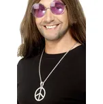 Smiffys Hippies přívěsek stříbrný