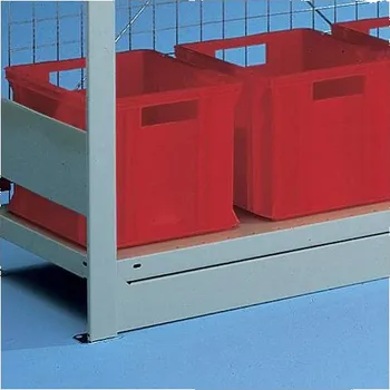 Dílenský regál Spodní soklová lišta 1300 mm, výška 56 mm, pozinkovaná