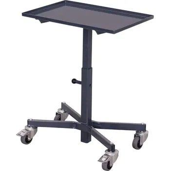 Plošinový vozík Antistatický stojan na materiál VARIOfit, pevný, výška 535 - 810 mm