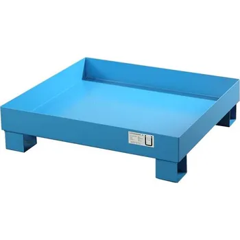 Nářadí na výměnu oleje Ocelová záchytná vana (StawaR), bez roštu, záchytný objem 68l, dxšxv: 800x900x220 mm