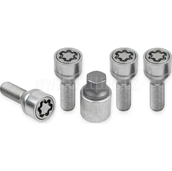 Autodoplněk Pojistné bezpečnostní šrouby M14x1,5x35 kužel, klíč 17, SICUSTAR VN435