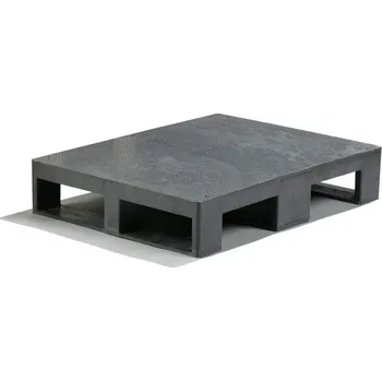 paleta Celoplošná plastová paleta, hygienická 800 x 600 mm, černá