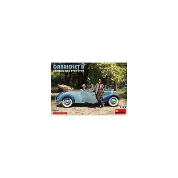 Plastikový model 1/35 Cabriolet B German Car Type 170V (w/ 2 fig.)