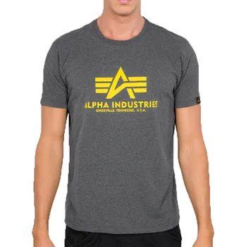Pánské tričko Alpha Industries Basic T (charcoal heather) triko XXL