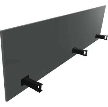 Dílenský stůl SQart dělicí stěna pro stůl, barva tmavě šedá, d x v: 2000 mm x 380 mm