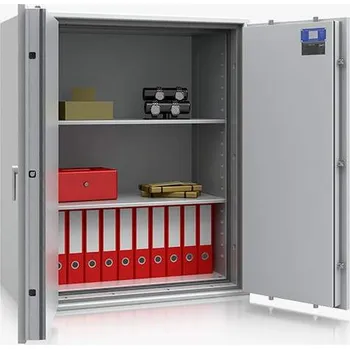 Trezor Ohnivzdorný trezor třídy S60P a S2, vnější: 1189 x 975 x 559mm, hmotnost 424kg, 2 police