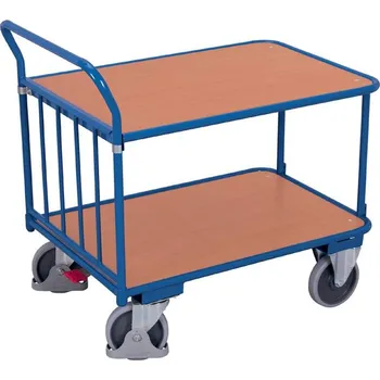 Plošinový vozík Stolní vozík VARIOfit s jedním madlem, 850 x 500 mm, nosnost 400 kg