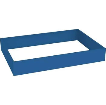Kartotéka Plechový sokl 140 mm pro skříň na výkresy formátu A1, barva modrá RAL5010