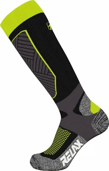 Pánské ponožky Relax Ponožky Compress Rso30a černé/žluté 39-42