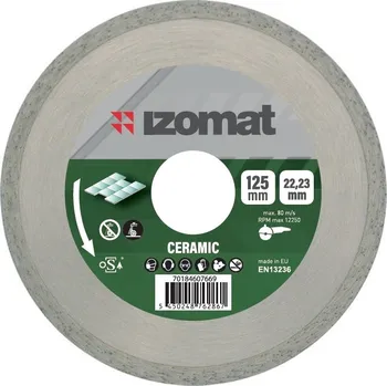 Řezný kotouč Diamantový kotouč IZOMAT ceramic 125 mm