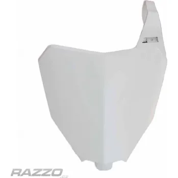 Přední tabulka RTech Front Plate Honda CRF250R 19-21 CRF450R 19-20 bílá