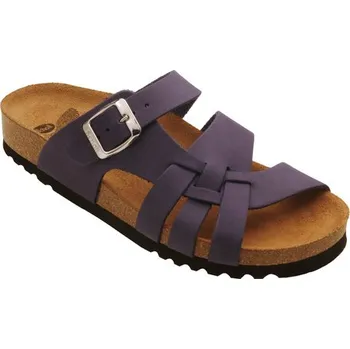 Dámská zdravotní obuv Scholl CARSOL tmavě purpurové - zdravotní pantofle