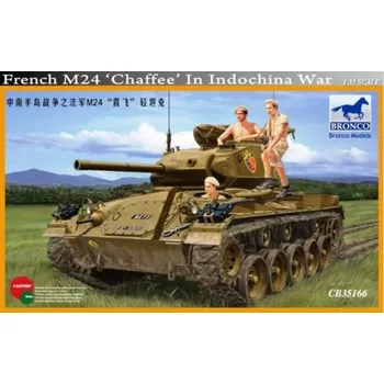 Plastikový model Bronco 1/35 French M24 'Chaffee' In Indochina War