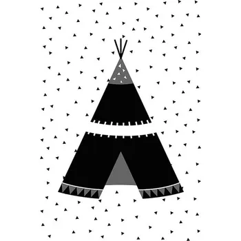 Plakát Elisdesign Plakát s čenobílým designem rozměr: 20 x 30 cm