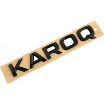 Znak automobilu Škoda Karoq-Zadní nápis KAROQ original - černý