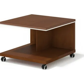 Konferenční stolek Lenza Konferenční stolek Wels, mobilní – 70×70×50 cm Dekor: wenge