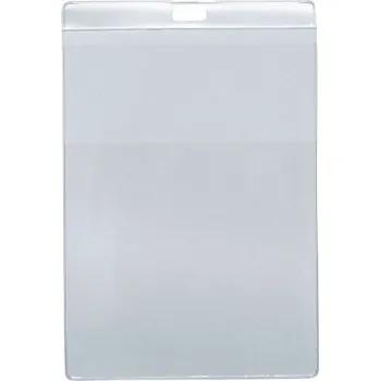 Závěsný obal na doklady - 2 kapsy - transparentní