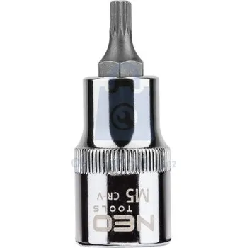 Gola sada Hlavice zástrčná 1/2", XZN, NEO tools M6 x 55, balení 1 ks