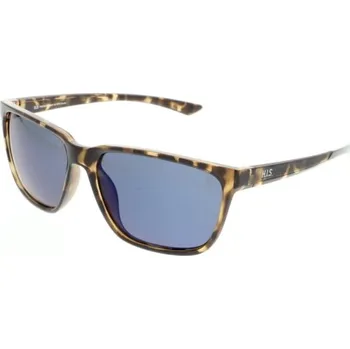 Sluneční brýle HIS 07109 hnědá lesk, čočka modrá zrcadlo polarizovaná 2