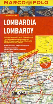 Automapa Itálie: Lombardie - Marco Polo (brožovaná)