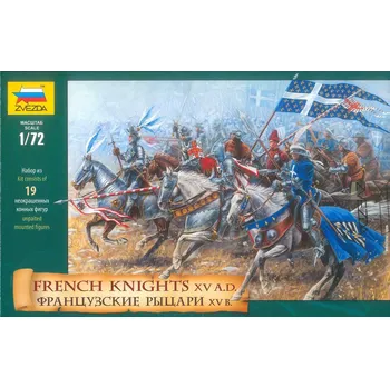 Plastikový model Zvezda Wargames (AoB) French Knights (re-release) 1:72