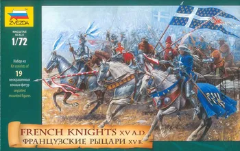 Plastikový model Zvezda Wargames (AoB) French Knights (re-release) 1:72