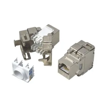 Rozvaděč DATACOM Keystone Cat5e STP celokov beznástrojový 4042