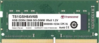 Operační paměť Transcend 8 GB DDR4 2666 MHz (TS1GSH64V6B)