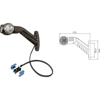 SUPERPOINT III 24V LED levý + kabel 1,25m