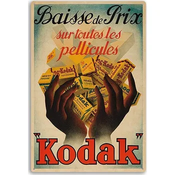 Plechová cedule Plechová retro cedule Sleva na všechny filmy (oblíbená foto retro cedule na zeď)