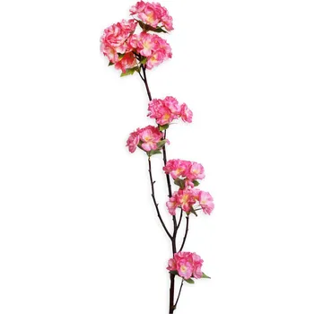 umělá květina Jabloň větev umělá 79cm růžová (783667)
