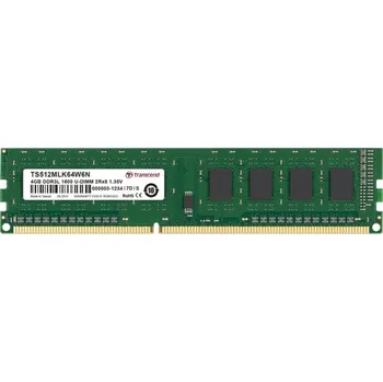 Operační paměť Transcend 4 GB DDR3 1600 MHz (TS512MLK64W6N)