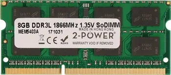 Operační paměť 2-Power 8 GB DDR3 1866 MHz (MEM5403A)