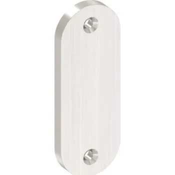 brána KP Nerezový štítek - krytka rozeta 15115, 87x32 x tl.6 mm