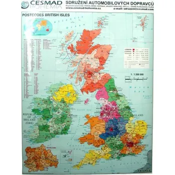Nást.mapa-V.Británie s PSČ