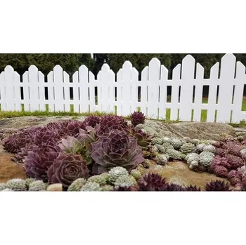 Zahradní obrubník Zahradní plůtek Home bílá, 2,3 m