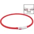 Obojek pro psa Trixie Flash USB obojek červený 70 cm/1 mm