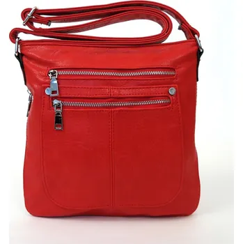 Kabelka Malá/střední červená crossbody kabelka ROMINA & CO D139/20