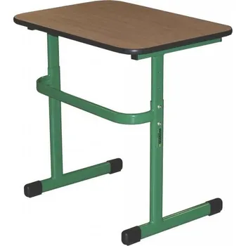 Zahradní lavice TEO R I školní lavice, Barva kovové konstrukce RAL 5012 sv. modrá Křovina s.r.o. A0.037