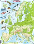 Larsen Mapa Evropy geografická 87 dílků