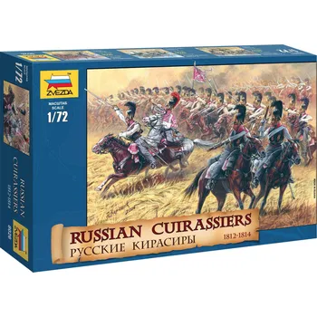 Plastikový model Zvezda Wargames (AoB) Russian Cuirassiers 1812-1815 1:72