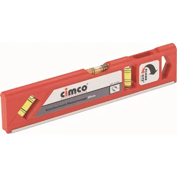 Sada nářadí Cimco 211542 Umělohmotná vodováha 250 x 16 x 55 mm