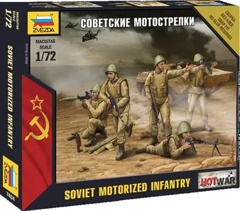 Plastikový model Zvezda Wargames (HW) Soviet Infantry 1:72